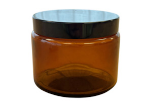 Candle Jars Glassware: 500ml Amber Glass Jar
