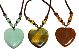Jewellery Sale: Crystal Heart Necklaces
