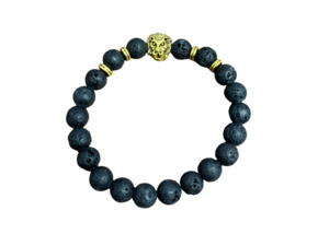 Jewellery Sale: Aromatherapy Gold Lion Bracelet (31)
