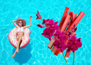 Fragrance Oils: Pool Party (Pink Orchid & Rhubarb) Fragrance Oil