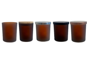Candle Making: Simplicity Candle Jar – Amber | 220ml