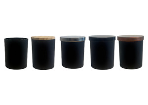 Candle Making: Simplicity Candle Jar – Matte Black | 220ml
