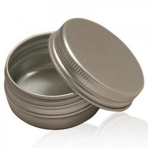 Aluminium Tins – Silver | 50gm