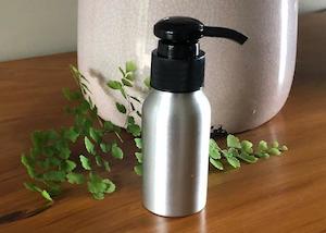 Aluminium Pump Bottle Reusable Lotion / Oil Container