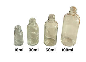 Clear Essential Oil Bottles