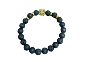 Jewellery Sale: Aromatherapy Gold Lion Bracelet (31)
