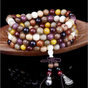 Mala Bracelet Sandalwood Tibetan Buddhist Prayer Beads Bracelet (13)