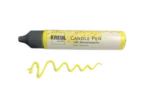 Beeswax Candle Pin - Yellow