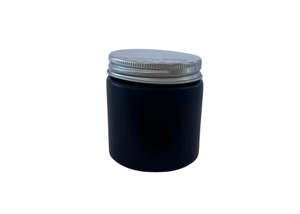 Glass Jar - Black | Aluminium Lid - 100ml
