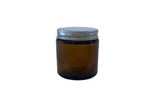 Candle Making: Glass Jar - Amber | Aluminium Lid - 100ml