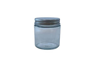 Candle Making: Glass Jar - Clear | Aluminium Lid - 100ml