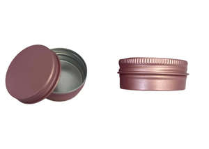 Lip Balm Containers: Aluminium Tins – Rose Gold | 15gm