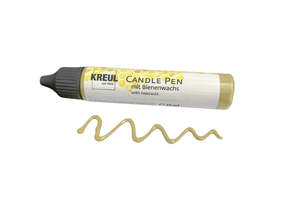 Candle Making: Beeswax Candle Pen - Gold