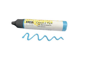 Beeswax Candle Pen - Light Blue