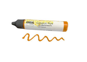 Candle Making: Beeswax Candle Pen - Orange