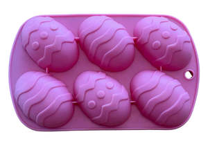 Soap Molds: Easter Egg Mold - 6 Cavity