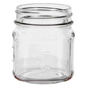 Mason Jar (Label ready) - 8oz