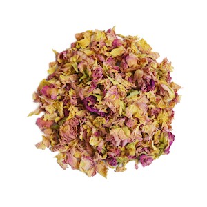 Bath Salts: Rose Petals, Pink - Organic