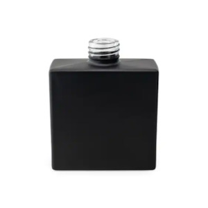 New: Reed Diffuser Bottle, Square - Matte Black