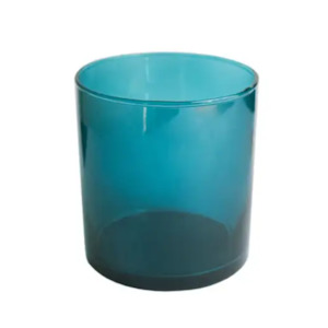 Candle Jars: Straight-Sided Tumbler Jar - Teal