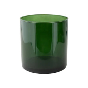 Straight-Sided Tumbler Jar - Green