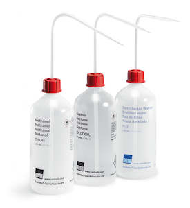 ROTILABO® Plastic wash bottle with overpressure valve 500ml