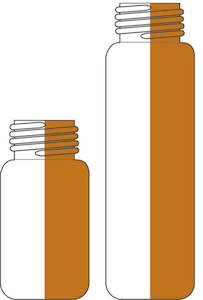 Sample vials ROTILABO® with fine thread ND18