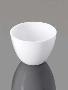 Bottles Containers: Crucible, Porcelain (Euro Design) Squat form