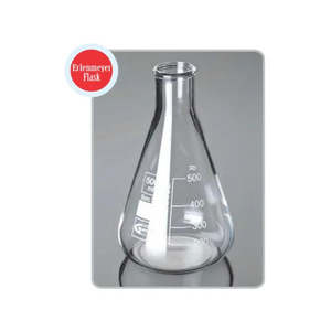 Erlenmeyer Flask, narrow neck with graduation