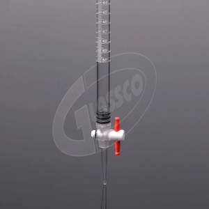 Burette, Acrylic (Polymethyl Methacrylate) with PTFE stopcock