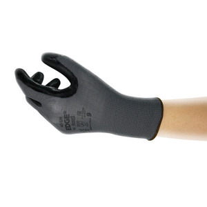 Gloves: Ansell Edge 48-128 Nitrile-Coated Work Gloves