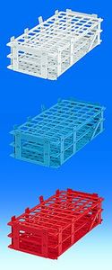Test tube racks, coloured, polypropylene