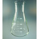 Erlenmeyer flasks, Borosilicate glass 3.3, wide neck