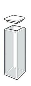 Labware: Spectrophotometer cuvette ROTILABO® Quartz glass with seamed lid