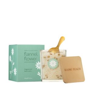 Body Care: Maine Beach 500g Bath Salts Flannel Flower