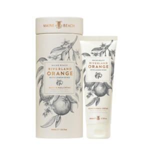 Body Care: Maine Beach 100ml Hand & Nail Creme Riverland Orange