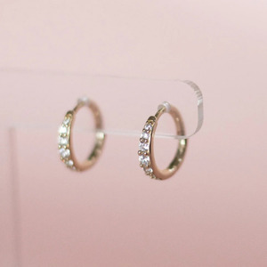 Jewellery: Krystal Huggies