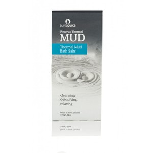 Products: Thermal Bath Salts with Rotorua Thermal Mud - 100g - Pure Source