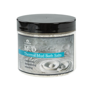 Products: Thermal Bath Salts with Rotorua Mud 500g Thermal Mud Bath Soak NZ