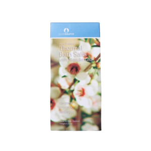 Products: Mānuka Bath Salts 100g Rotorua Thermal Soak Pure Source