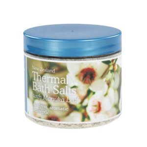 Products: Mānuka Bath Salts 500g Rotorua Thermal Soak Pure Source