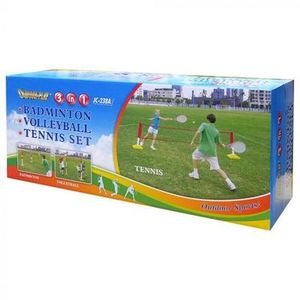 Products: 3 n 1 Badminton, Volleyball & Tennis Set