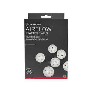 Masters Airflow Practice Balls - 12pack