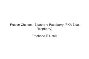 High Vg Liquids 1: Frozen Chosen - Blueberry Raspberry (PKA Blue Raspberry)