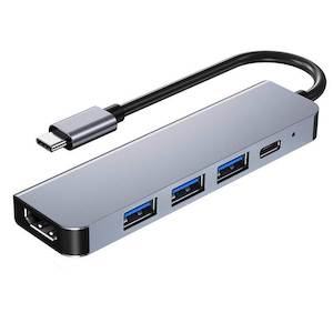 5 in 1 Type-C PD QC HDMI USB3.0 HUB Docking Station - Purified NZ