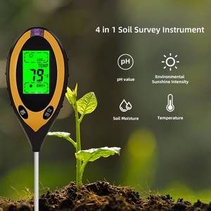 Garden Supply: 4-in-1 Soil PH Moisture Temperature Sunlight Humidity Meter - Purified NZ