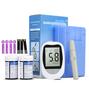 Medical Glucose Meter Kit Blood Sugar Monitor 50PCs - Purified NZ