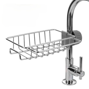 Home & Living - Purified: Multi-functional kitchen Sink shelf faucet shelf finishing rack stainless steel sink cloth storage rack - Purified NZ