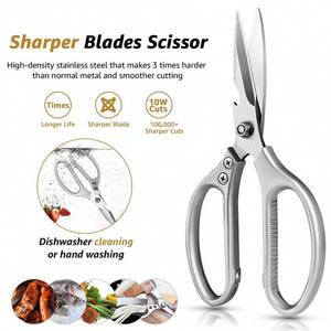 Home & Living - Purified: Multifunctional Kitchen Shears Stainless Steel Bone Scissors - Purified NZ