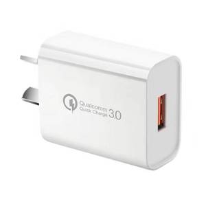 18W QC3.0 USB wall fast charger plug adapter NZ Certification - Purified NZ